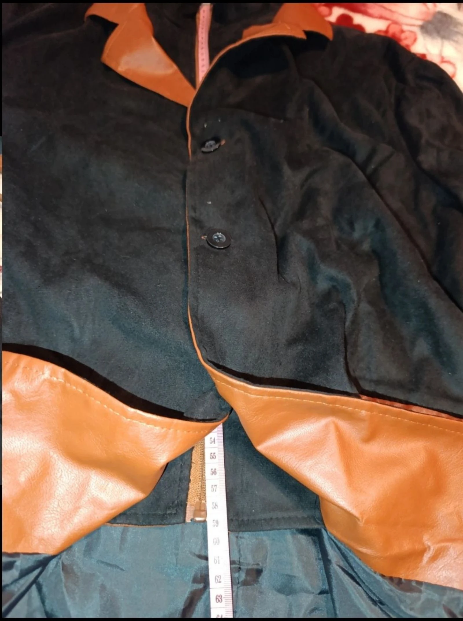 Veste d'hiver noire et marron taille L – photo 7